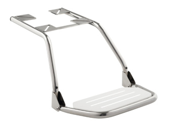 Zwaardvis 64302W Footrest, White, Short Model, Height 240 mm
