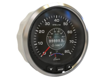Wema 220027 - Multifunctional Display Round 3" NMEA2000 White/Black