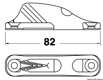 Osculati 56.211.28 - CLAMCLEATS CL 211 MK1AN