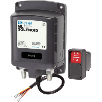 Blue Sea 7701B - Solenoid Series ML Bistable 12V Without Switch Bulk