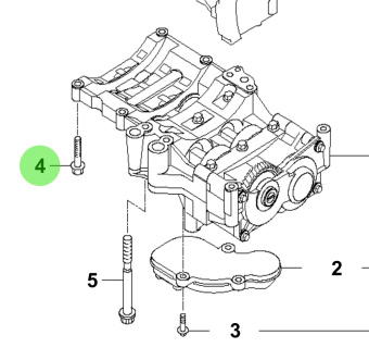 Bukh 11403-08406K - Flange Bolt for R210J and S270J Engines