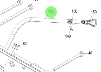 Steyr 2203757-0 - Oil Dipstick Pipe