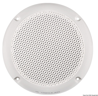 Osculati 29.721.99 - Pair of 2-ways loudspeakers 150 mm 60 W white