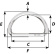 Wichard 6711 - D-Ring Stainless Steel 6 x 40 mm - 10 pieces Wichard 6711 - D-Ring Stainless Steel 6 x 40 mm - 10 pieces