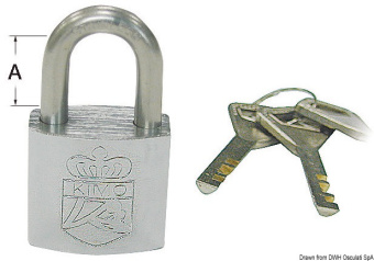 Osculati 38.021.30 - SS Padlock 30x20 mm