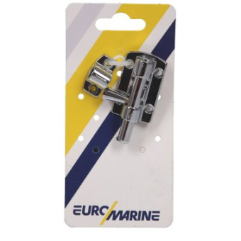 Euromarine Chrome-plated Brass Door Bolt - 50x28mm