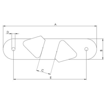 Bow Fairleads 152mm Per Pair