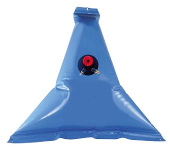 Allpa Flexible Plastic Drinking Water Tank, 55l, 950x950mm, Triangular Model