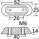 Honda 41106-ZV4-650 10/50 HP Magnesium Plate Anode - Osculati 43.315.23