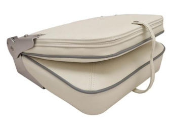 Hollex Seat Silver Star Cream/Grey With Grey Trim