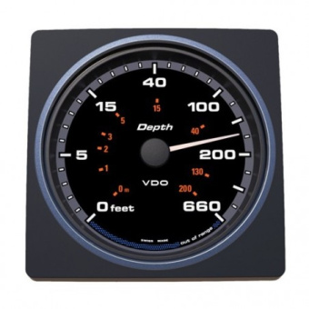 VDO A2C59501904 - Veratron AcquaLink Depth gauge 0-600ft Black 110mm