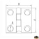Trem M3502150 - AISI 316 Black PVD Hinge 50x50 mm Straight Model Trem M3502150 - AISI 316 Black PVD Hinge 50x50 mm Straight Model