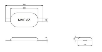 MME Welding Anode Zinc MME8Z