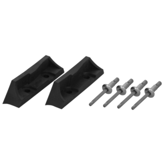 Goiot Tradidion Plastic Latch (Pair Of 2) For 34.20-Series, Rivets Supplied