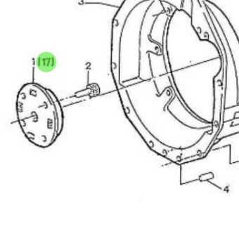 Nanni Diesel 970310215 - Gearbox Flange Coupling for 5.250TDI Engines
