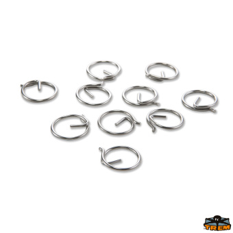 Trem N6411000 - AISI 316 Stainless Steel Rings Diameter 11 mm (10 pcs) 10 Pieces