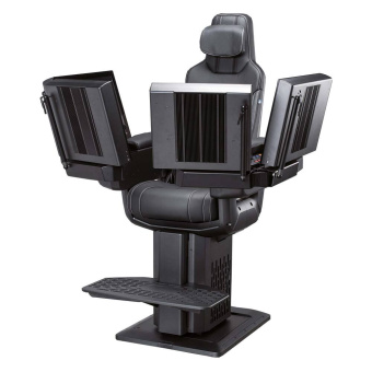 Norsap 8950 - 4000 Standard L Seat, XL Column, With Flat Base 70 Black
