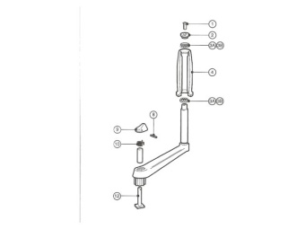 Lewmar 29140011 - Handle Turn Kit Grey