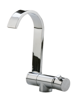 Allpa Chromed Mixer Tap Left