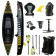 Vetus YVKAYAK1P - Inflatable Kayak "Brazos 1", Black, 1 Pers. 350X85Cm, Complete Set