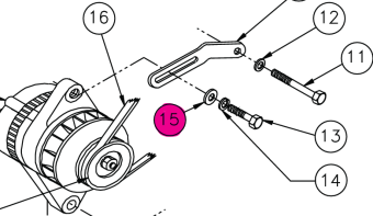 Northern Lights 15-00221 - Washer, SAE 5/16 