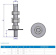 Adjusting Unit Pin M20 Vibration Damper PC-182