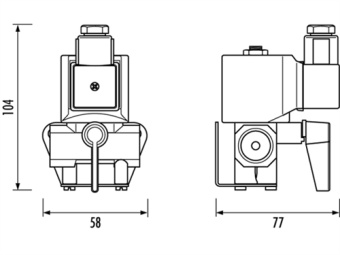 Quick EL0511 - Solenoid Valve (1/2" BSP Female / 12V)