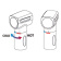 Osculati 15.470.14 - Saturn shower w/vertical mixer black