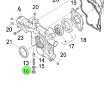 Nanni Diesel 970310789 - Timing Gear Case Plug for N4 and TDI Engines
