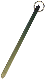 Allpa Zinc Steel Mooring Pin With Ring, T-Shape, L=500mm
