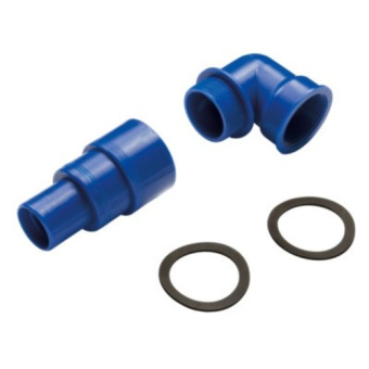 Plastimo 27280 - Set 90° inlet connector + straight connector, for hose Ø 38/50/60 mm