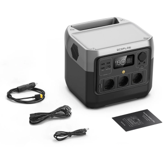 EcoFlow ZMR620-B-EU - Portable Power Station River 2 Pro, EU