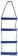 Osculati 49.524.04 - Blue Nylon Cord Ladder, 4 Polycarbonate Steps