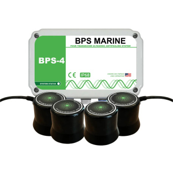 BPS Marine BPS-4 Ultrasonic Antifouling System – 4 Transducers, 12V DC