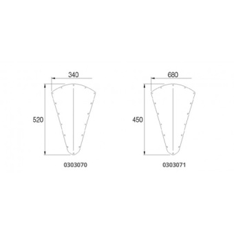 Douglas Marine Bow Shield 335X515 mm