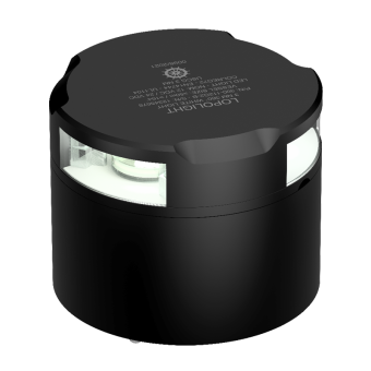 Lopolight 300-112G2-B-SUB 6M - Navigation Light 3NM 360° White, Black Anodized