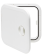 Allpa Plastic Hatch, 373x373mm, 1x Handle, 180°, White