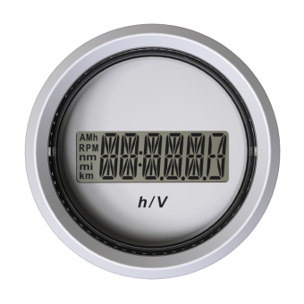 VDO B00006303 – ViewLine Digital Hour Counter / Voltmeter 9-48V White 52 mm