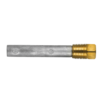 Tecnoseal Caterpillar Marine Engine Pencil Anodes with Brass Plugs