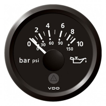 VDO A2C59514113 - Veratron ViewLine Engine Oil Pressure 10Bar Black 52mm