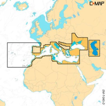 C-Map Discover X Mapping Southern Europe