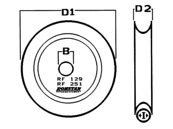 Ronstan RF129 28mm Acetal Sheave 10mm Width