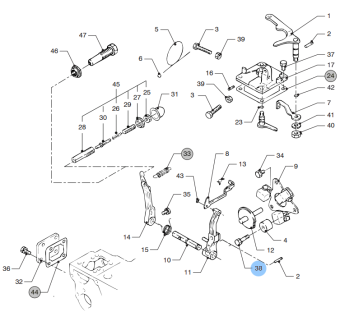 Vetus STM1368 - Bolt for Regulator