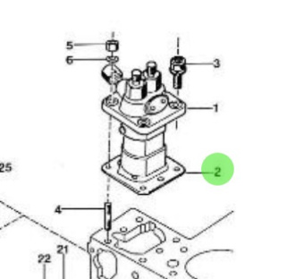 Nanni Diesel 970492121 - Injection Pump Shim for 2.60HE Engines