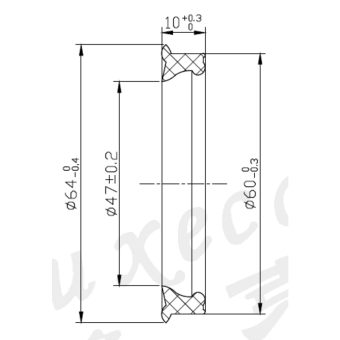 Storz Sealing Ring Perbunan NA66C White