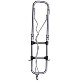 Lalizas 71200 - Foldable Ladder For Inflatable Boats, 3 Steps, Aluminium, L1090xW265mm