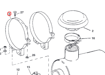 Northern Lights RE16810 - Bracket, Air Filter Mtg.