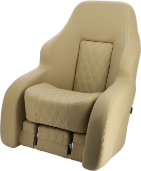 Vetus CHCOMDBB - Seat "Commander", Skai Diamond Brown Beige