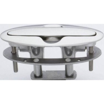 Attwood Retractable Cleat 11cm - Stainless Steel - Fixing From Below