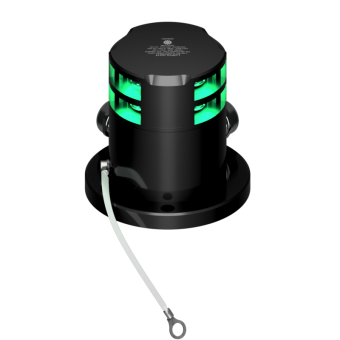 Lopolight 201-015ST-PRO-I-EX - Navigation Light 2NM 360° Green, Double, Black, EX Zone 1&2, Ice-Class